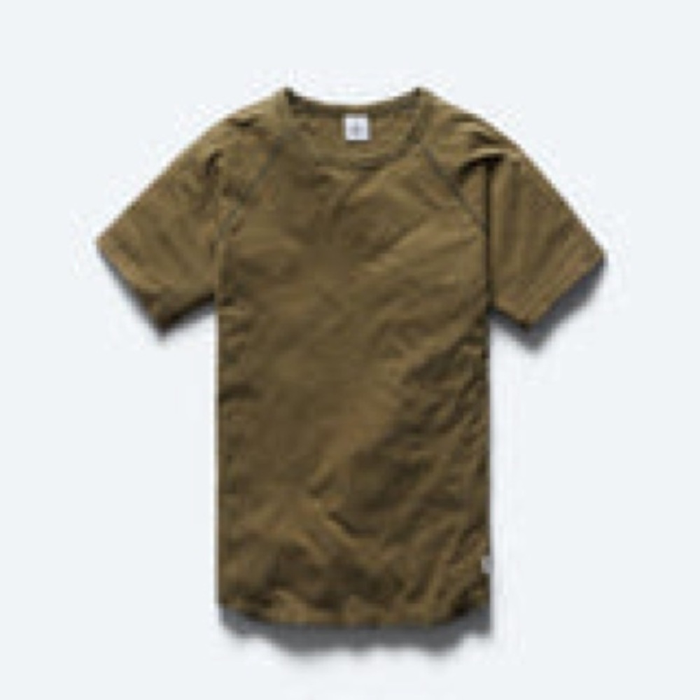 Reigning Champ LIGHTWEIGHT JERSEY RAGLAN T-SHIRT - Moss